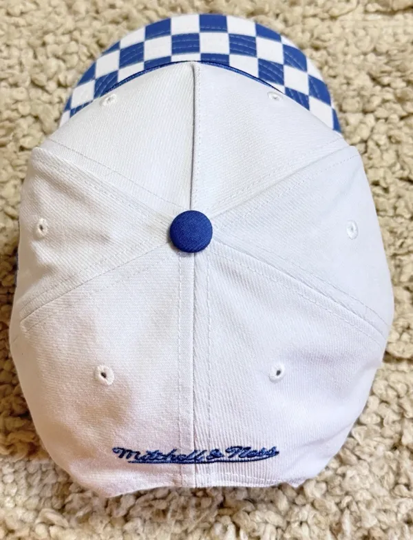 New Mitchell & Ness MLB NY Yankees checkered & denim classic snapback hat - Image 5