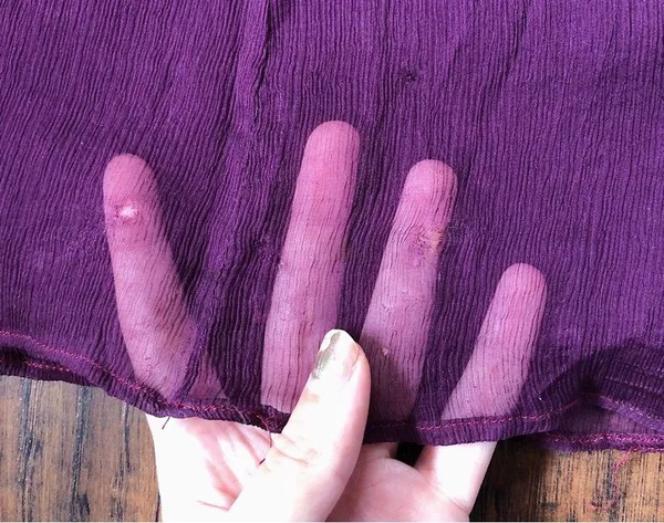 Amsale • plum silk chiffon dress bridesmaid crinkle halter purple formal G425C - Image 12