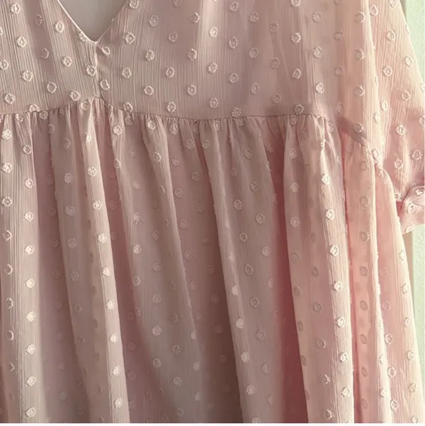 Listicle Babydoll Dress Pink Swing - Image 5