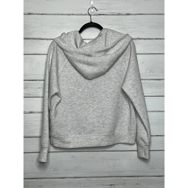 RAE MODE Half Zip Hoodie Small Gray Pullover Athleisure Sweatshirt Scuba - Image 2