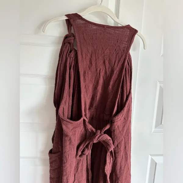 Free‎ People Henriette Jumpsuit Romper in Raisin NWT - Image 10