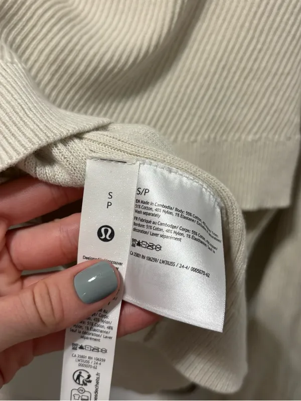 Lululemon Reversible Crossover Sweater
White Opal - Image 5