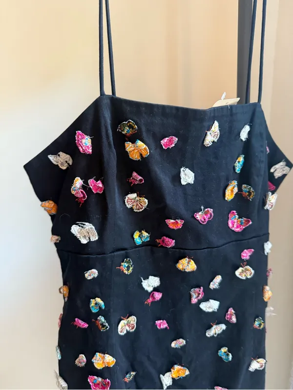 Anthropologie Brynne 3D Spaghetti-Strap Dress by Maeve - Image 4