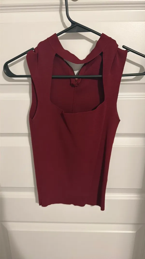 Zara cutout high neck top - Image 3