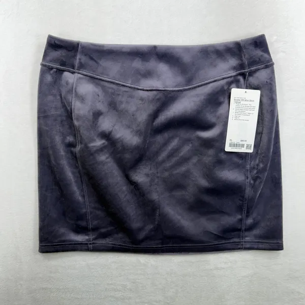 lululemon XL Scuba High Rise Mini Skirt Velvet Nightfall Purple Nulu W8AL9S - Image 3