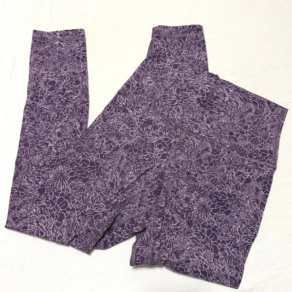 Lululemon Align Pant 25" NULU Arabesque Antoinette Smoky Quartz‎ Size 6 W5BSZS - Image 2