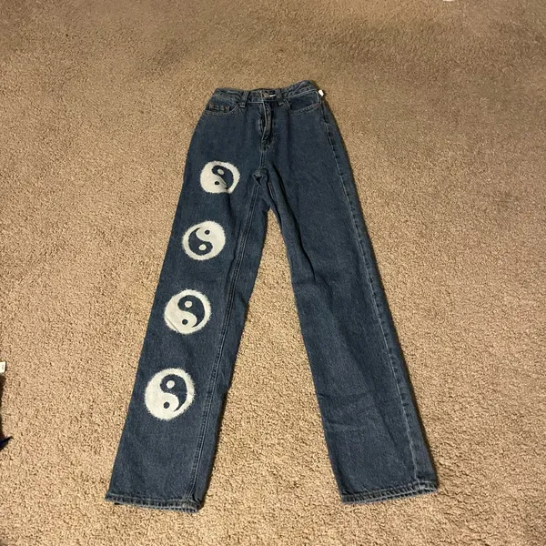 Eco yin and yang 90s boyfriend jeans never worn - Image 3
