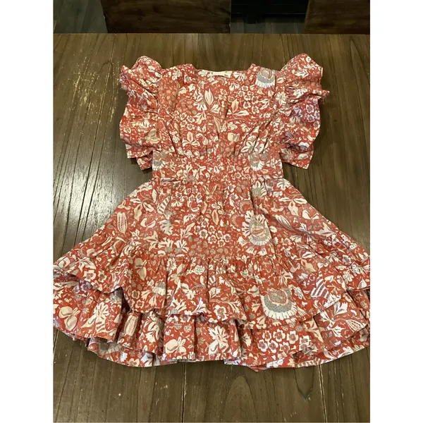 Ulla Johnson Kiri floral print ruffle mini Dress size 4 - Image 6
