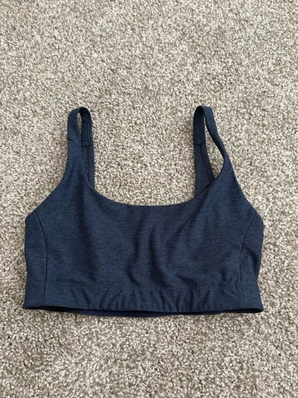 Outdoor Voices Navy Double-Time Bra size Small Coastal Athleisure - Image 2