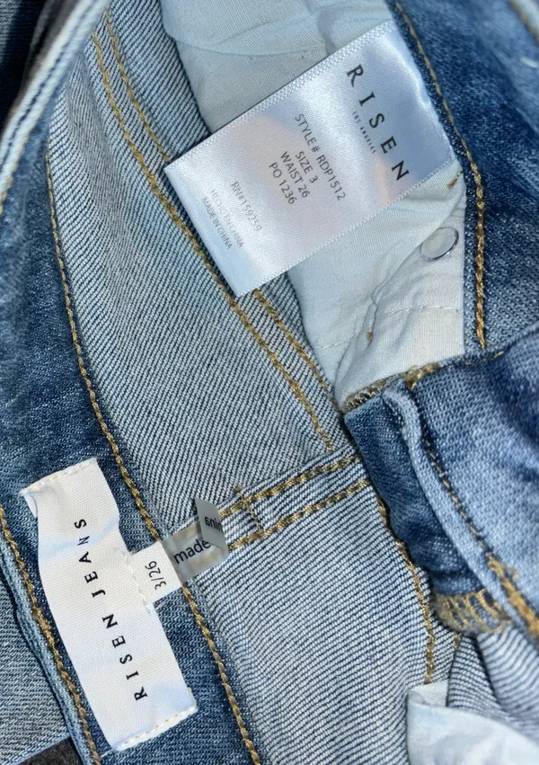 Risen Boutique High Rise Flare Jeans - Image 9