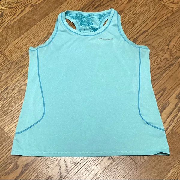 Brooks Teal Racer back running tank top Extra Large - Image 3
