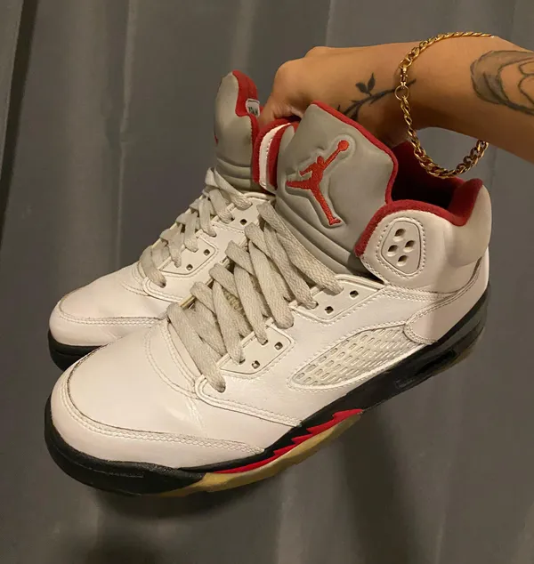 Jordan Air 5 Retro GS ‘Fire Red’ 2013 - Image 3