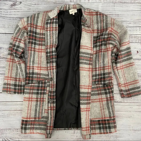 Jolt Oversized Plaid Coat. Size Small. EUC - Image 7