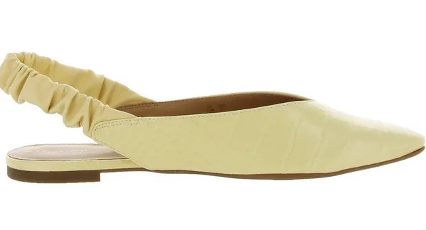 Circus by Sam Edelman Pineapple Yellow Crocodile Omina Slingback Flats - Image 3