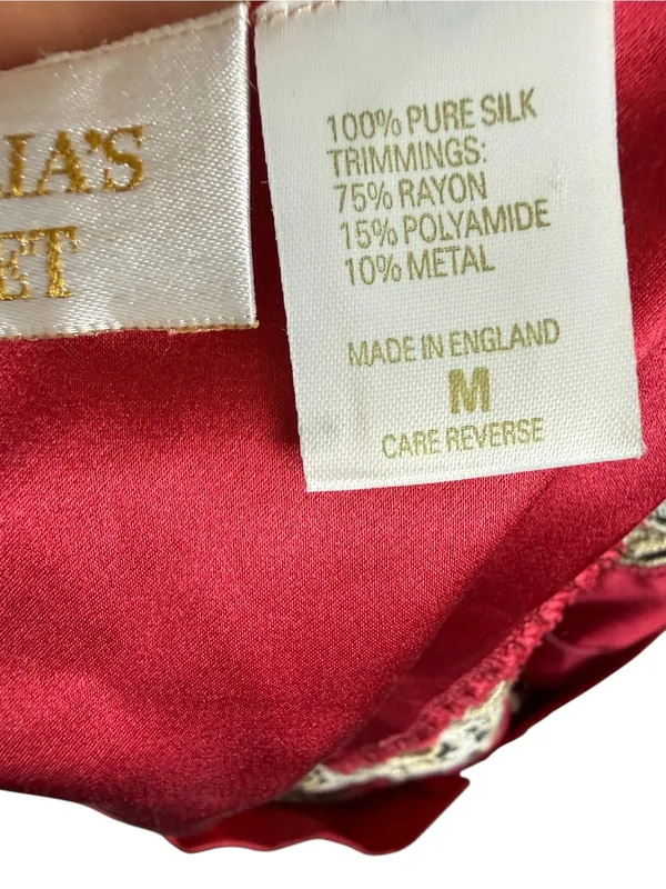 Victoria’s Secret Silk Gold Label Renaissance Jacket - Image 4
