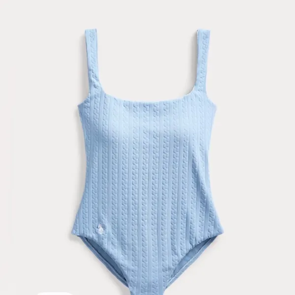 Ralph Lauren Cable Knit One-Piece Swimsuit size‎ Small - Image 4