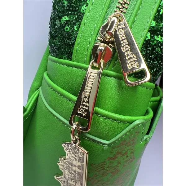 Biltmore x Loungefly Green Sequin Mini Backpack Estate Exclusive Sold Out - Image 7