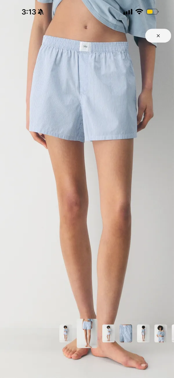 Aritzia Dally TNA Poplin Boxers - Image 4