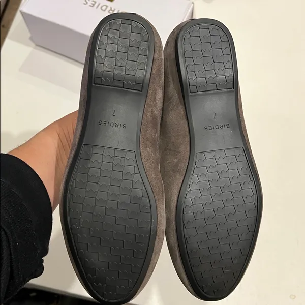 Birdies Starling slip on gray suede flats women’s size 7 - Image 9