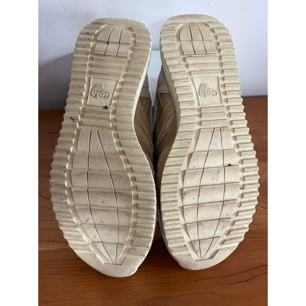 Gola‎ Chicago Glimmer Gold Sun Metallic Suede Sneakers CLB428 Womens 6 - Image 8