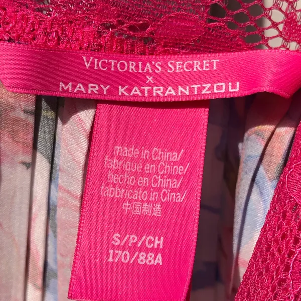 NWOT VS x Mary Katrantzou Satin and Lace Chemise S - Image 5