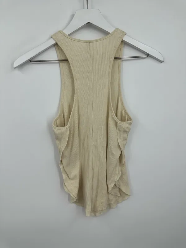 Intimately Free People Cream Boho Tank Top Size Small Basics Lightweight - Image 2
