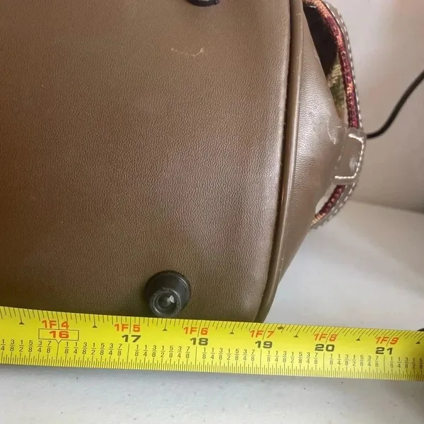 Vintage‎ American Trunk & Case Tapestry 90s travel bag Weekender EUC! - Image 10