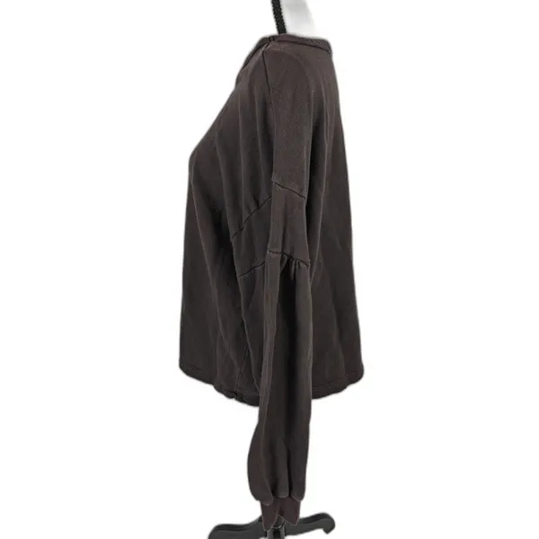 Women’s Project Social T Oversized Sweatshirt Brown Medium - Image 3