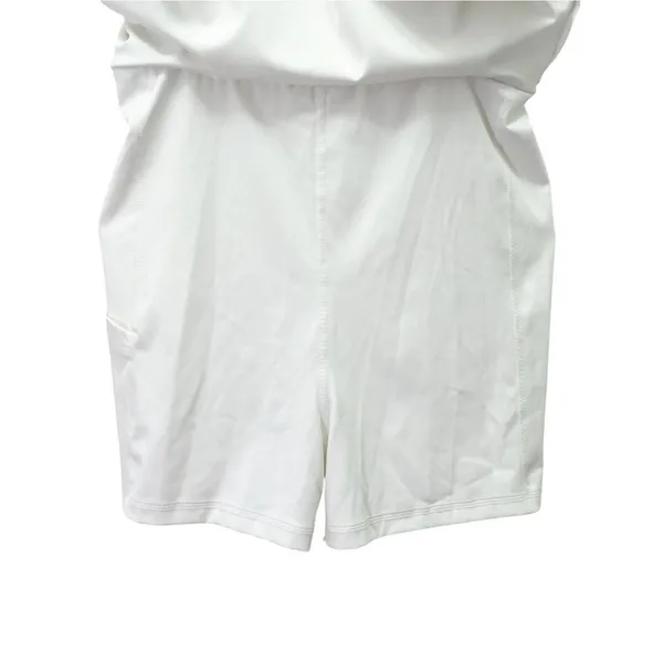 NWT Old Navy PowerSoft Athletic Dress L White Cutout Shelf Bra Active Tennis - Image 8