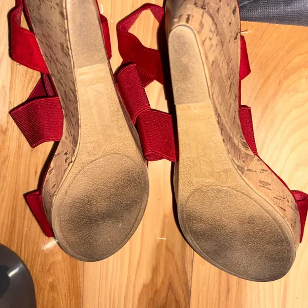 American Eagle by Payless Red Women's Sandals - Image 4