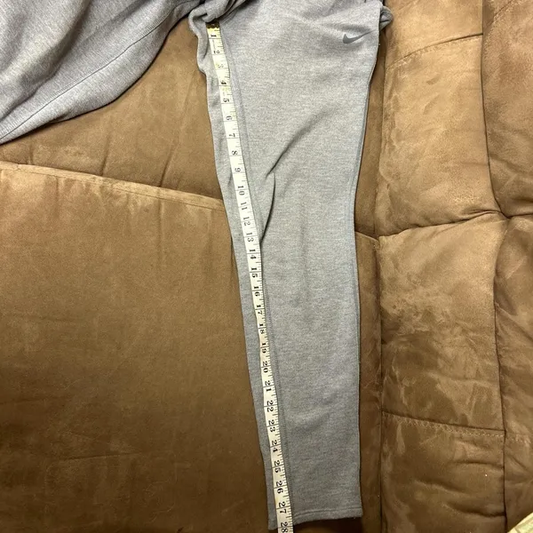 Nike Dri Fit Sportswear Jogger Sweatpants Fleece Gray Waist Band cotton size S - Image 7