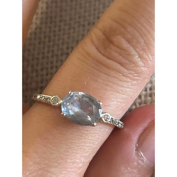 Lot a394 ring size 10 nvc 925 sterling silver - Image 7