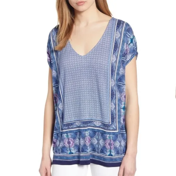 Tommy Bahama Sole Vita V-Neck Top Size‎ S - Image 2