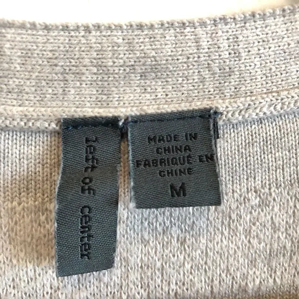 Anthropologie grey cardigan M - Image 7