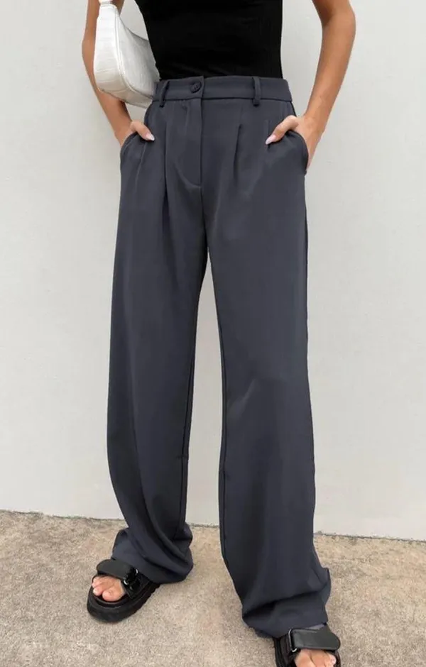 Princess Polly archer pants slate size 6 - Image 7
