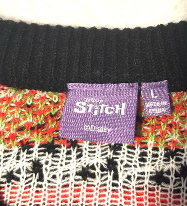 Disney stitch sweater Black Size L - Image 2