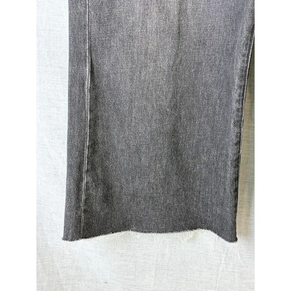 FRAME Denim Gray Wash Wide Leg‎ High Rise Jeans Size 32 Los Angeles - Image 5