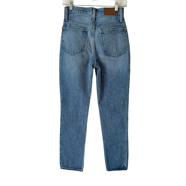 Madewell The Perfect Vintage Jeans Cormie Wash Button Fly High Waist Size 23 - Image 4