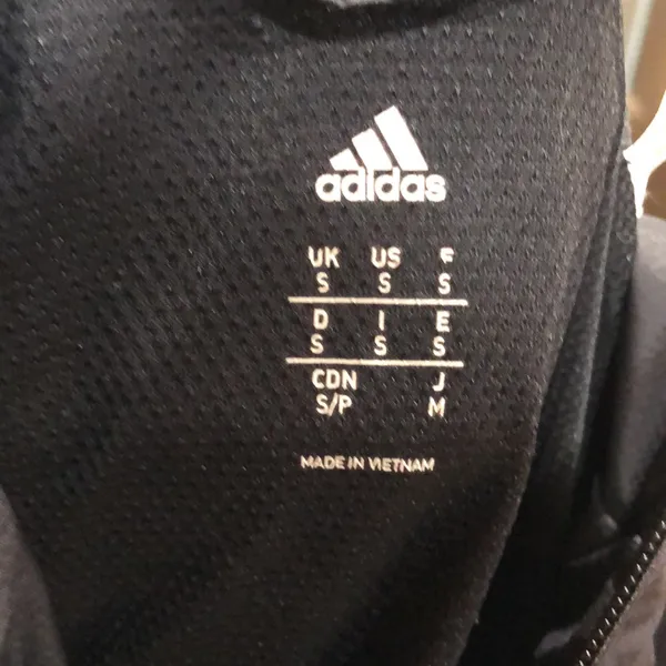 Adidas black full zip windbreaker jacket - Image 7
