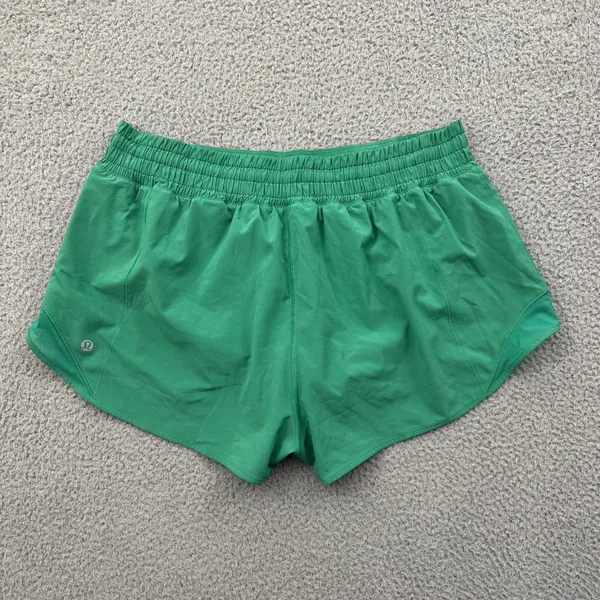 Lululemon Hotty Hot Shorts High Rise 2.5" Kelly Green Athletic Women's 12 - Image 2