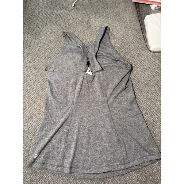 All in Motion Grey Racerback‎ Athleisure Tank Top Built in Bra Active Small - Image 2