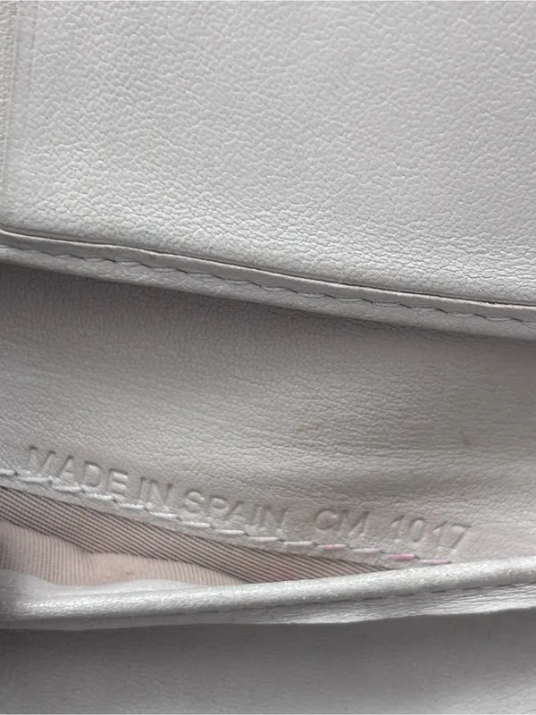 Vintage Christian Dior Oblique Trotter Bow Wallet Trifold Canvas Leather Beige - Image 10