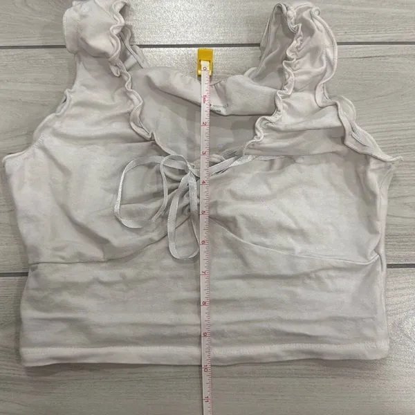 Brandy‎ Melville Malena white tank top - Image 5