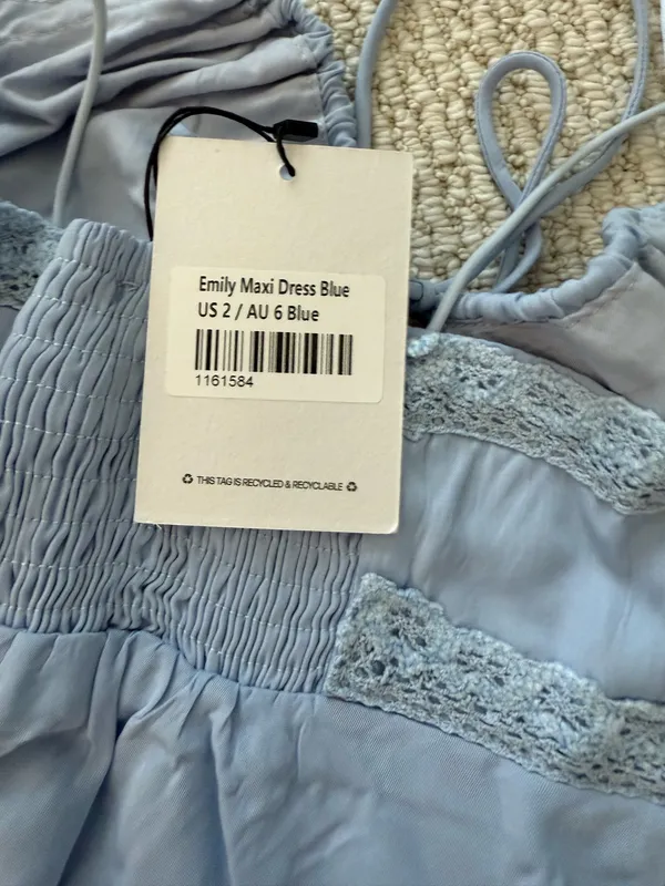Princess Polly Dress Blue Light - Image 3