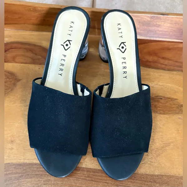 KATY PERRY The Kaitlynn Black Heels Size 8 - Image 2