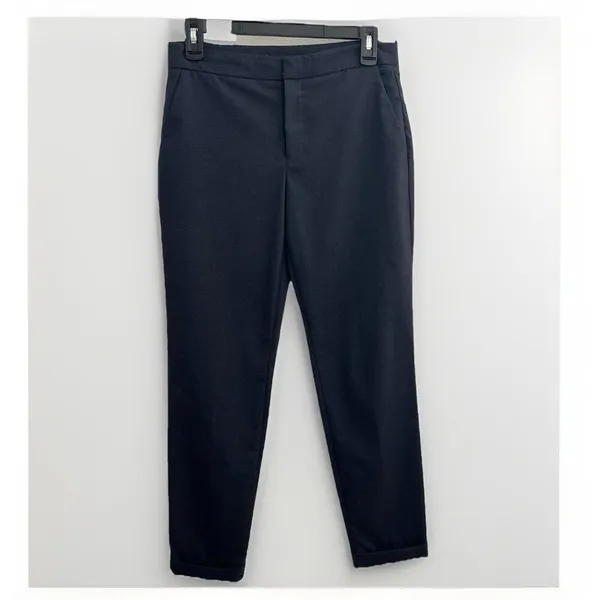 ZARA Ankle Pants Tapered Size 2 Stretch Dress Pants charcoal black NWOT - Image 2