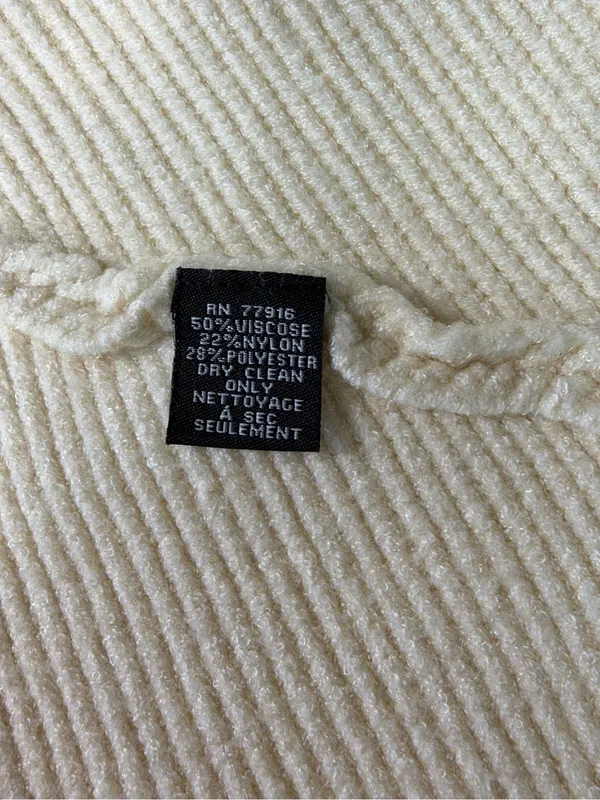 AKEMI + KIN Open-Front Short-Sleeve Cardigan in Cream - Image 7