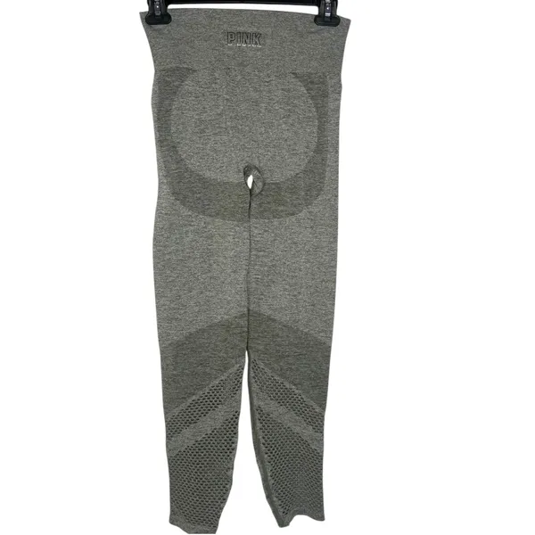 VS‎ PINK Seamless High Waist Leggings Workout Tights Cutout Size S Athleisure - Image 2