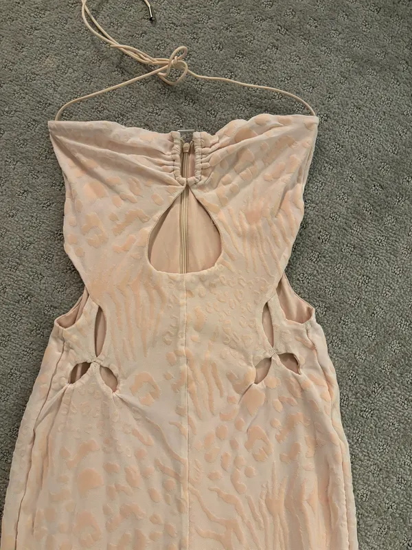 Generation Outcast Clothing White Mesh Jumpsuit With Cutouts - Image 4