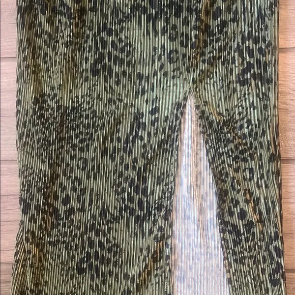 Forever 21 Green Slip Midi Dress Spaghetti Strap - Image 4